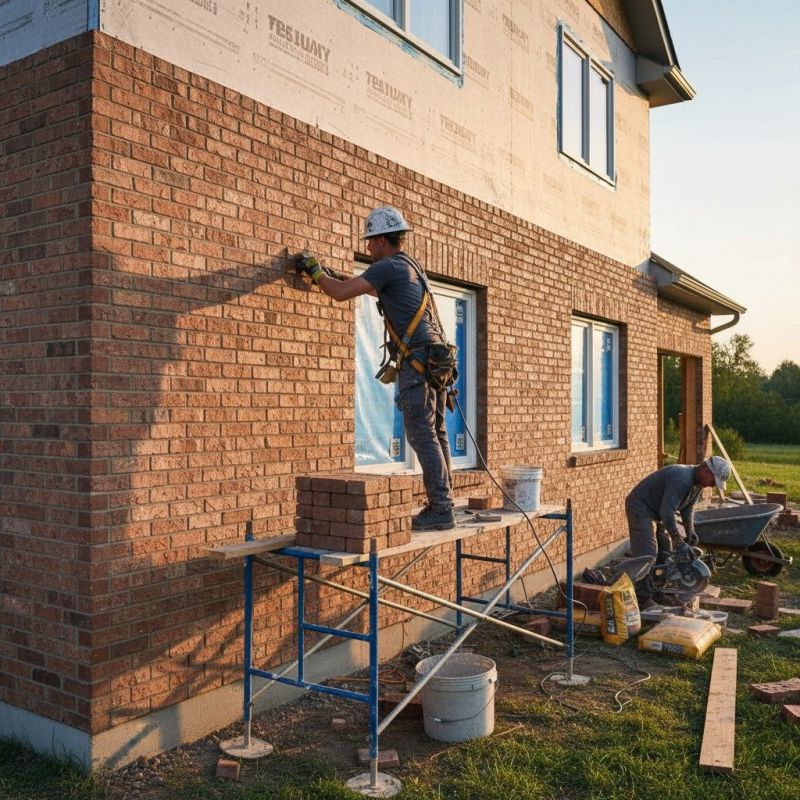 Brick Siding Construction