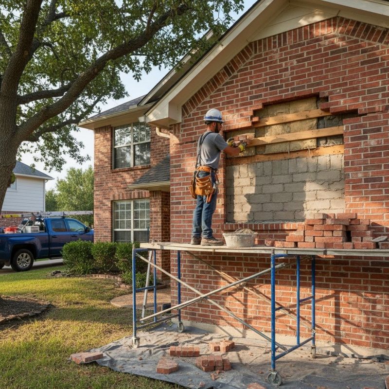 Brick Siding Construction